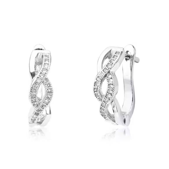 Fashion 925 Sterling Silver Earrings Quality Women Stud Earring
