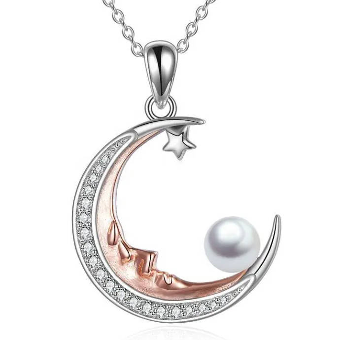 925 Sterling Silver Freshwater Pearl Pendant Necklace